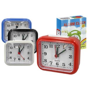 Ρολόι Ξυπνητήρι Απλό Ορθογώνιο 8x6,5cm Homie 322018