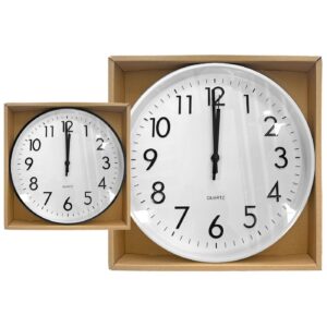 Ρολόι Τοίχου με 3d Αριθμούς ø30cm Homie 322039