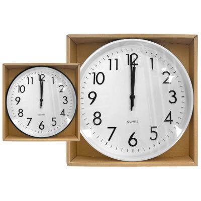 Ρολόι Τοίχου με 3d Αριθμούς ø30cm Homie 322039