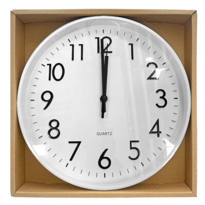 Ρολόι Τοίχου με 3d Αριθμούς ø30cm Homie 322039