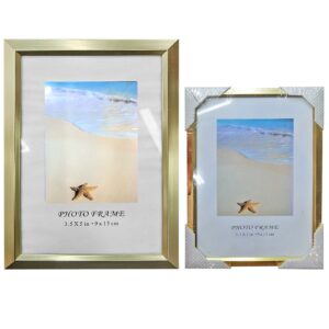 12-2032.jpg Κορνίζα Αλουμινίου Πλατιά Χρυσή 13x18cm Homie 322052