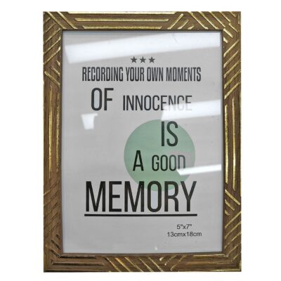 Κορνίζα Πλαστική Τύπου Ξύλο Σκούρο 13x18cm Homie 322064