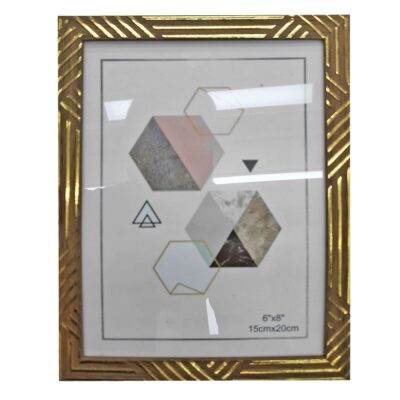 Κορνίζα Πλαστική Τύπου Ξύλο Σκούρο 15x20cm Homie 322065