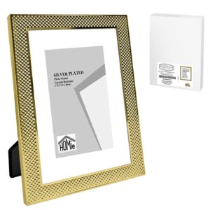 12-2054.jpg Κορνίζα Ατσάλινη με Χρυσή Πλέξη 13x18cm Homie 322074