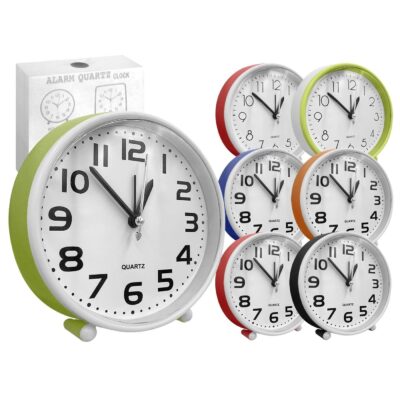 Ρολόι Ξυπνητήρι Στρογγυλό 13cm Homie 32487