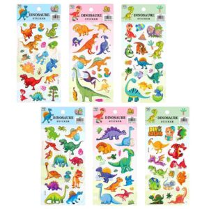 18-1961.jpg Αυτοκόλλητα Puffy Δεινόσαυροι 22x10cm JustNote 381981