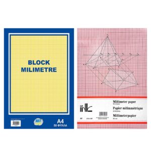 Μπλοκ Μιλιμετρέ 50φυλλο Α4 JustNote 3849
