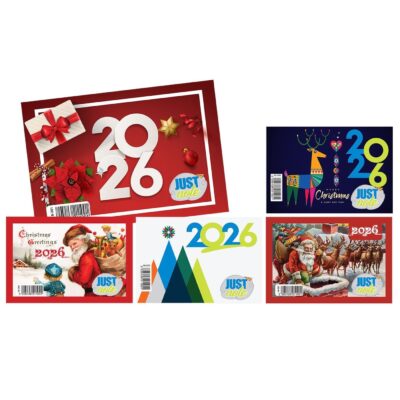 Ημερολόγιο 12φυλλο Μικρό 9x6,8cm JustNote 38321