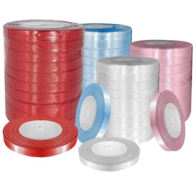 Κορδέλα Λεπτή Σατέν Μονόχρωμη 23mx1cm JustNote 39193