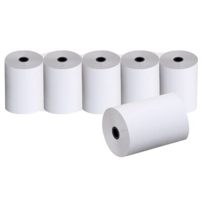 Χαρτοταινία Θερμική 80x80mm 65m 48gr Υ:80mm, 65m Χαρτί JustNote 39400