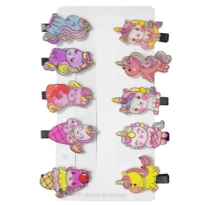 Κλιπ Μαλλιών Μονόκερος 4cm 4teen4ty 401361