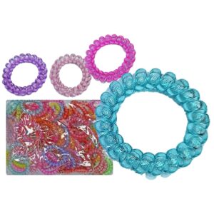 Λαστιχάκι Μαλλιών Σπιράλ Ιριδίζον ø4,5cm 4teen4ty 401417