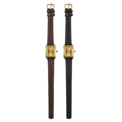 Ρολόι Χειρός Ορθογώνιο Χρυσό 19x21mm 4teen4ty 401006