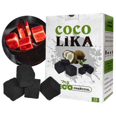 Κάρβουνα Καρύδας Coco Lika για Ναργιλέ 26x26x26mm Homie 423003