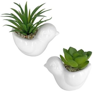 Γλαστράκι Πήλινο Κότα με Άνθος 8x8cm Homie 423099