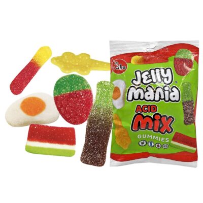Ζελίνια Jelly Mania Acid mix Σακ=100g Jake SA