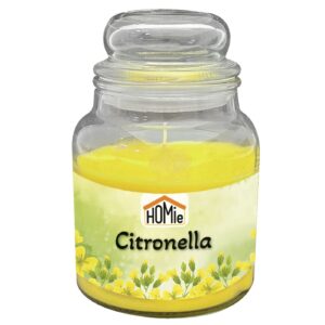 37-449.jpg Κερί Σιτρονέλα σε Βάζο με Καπάκι Μεγάλο 50h 311gr net 14,5x11cm Homie 57469