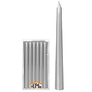 37-470.jpg Κερί Κηροπηγίου Βενετσιάνικο Ασημί 20x2,2cm Homie 57490