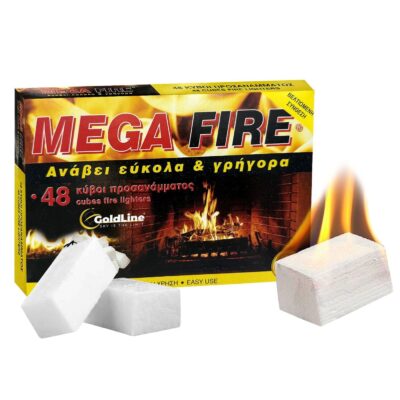 Προσάναμμα Λευκό Συσκ=48 Κύβοι 205 gr Homie 5792