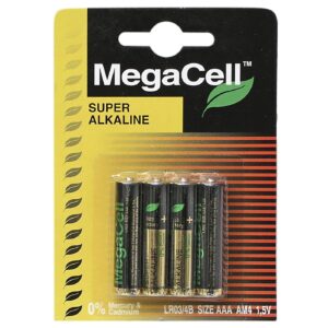 Μπαταρίες Αλκαλικές Μίνι ΑΑΑ *  MegaCell MC-LR03-4B