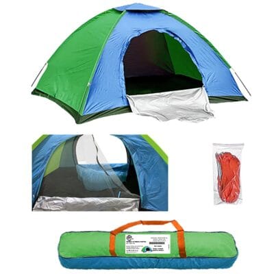 Σκηνή 4 Ατόμων Δίπορτη 2,5x2x1,5m SummerTiempo 621324