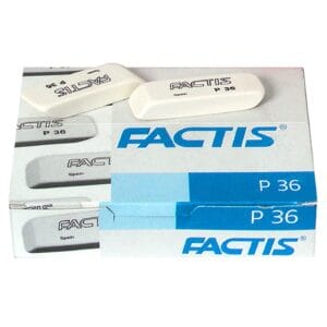 50-1571.jpg Γόμα Factis Λευκή πακ=36τ Factis 36205