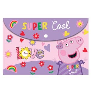 Φάκελος Κουμπί α4 Peppa A4 Peppa
