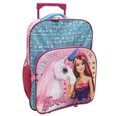 Τσάντα Τρόλευ Δημοτικού Barbie 43x31x18cm Barbie