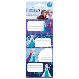 Ετικέτες Frozen σετ=5 Φύλλα 20 Ετικέτες  Disney