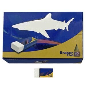 50-3163.jpg Γόμα Λευκή σετ=40τεμ 3,3x1,5cm JustNote 703183