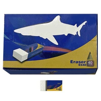 Γόμα Λευκή σετ=40τεμ 3,3x1,5cm JustNote 703183