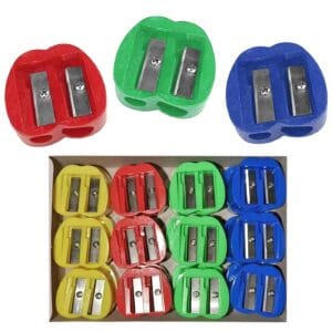 Ξύστρα Πλαστική Διπλή 3,5x3x1,5cm JustNote 703194