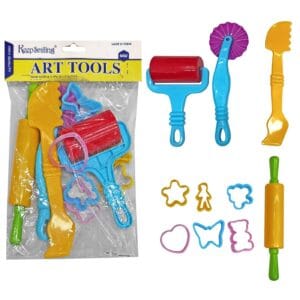 Καλούπια-Εργαλεία Πλαστελίνης-Πηλού Γίγας σετ=11 τεμ 18,5cm JustNote 703209