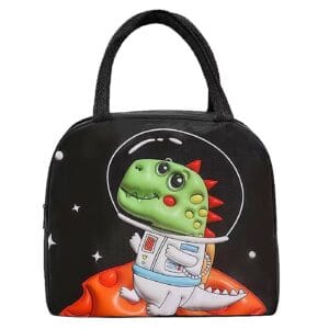 Ισοθερμικό Τσαντάκι Φαγητού Αστροναύτης Δεινόσαυρος (28)20x22x11cm JustNote 703231