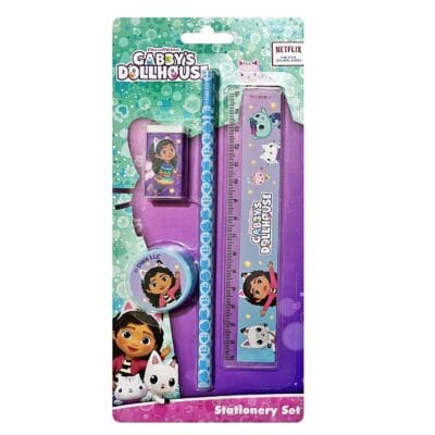 Σχολικό σετ 4τεμ Gabby Doll 's House 23x11cm Gabbys Dollhouse 3042-3148