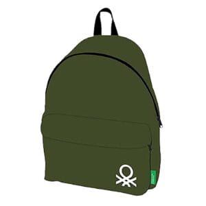 Τσάντα Εφηβική Χακί United Colors of Benetton 41x30x17cm Benetton