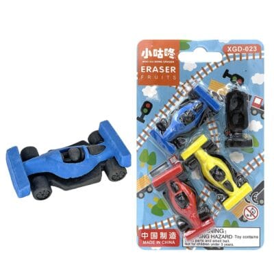 Γόμες 3d Φόρμουλες 4τεμ ~4,5cm JustNote 703389