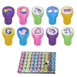 Σφραγίδες Διάφορα Σχέδια Μονόκεροι 3,5x2,5cm JustNote 703406