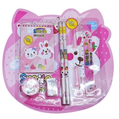 Σχολικό σετ=8τεμ Αρκούδες και Γάτες 23x23cm JustNote 703456