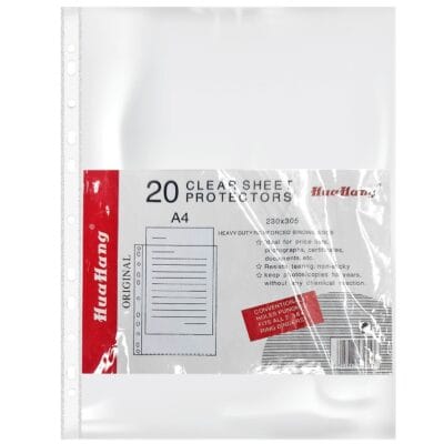 Ζελατίνες-Διαφάνειες με Τρύπες πακ=20τεμ Πάχος=0,045mm JustNote 70613