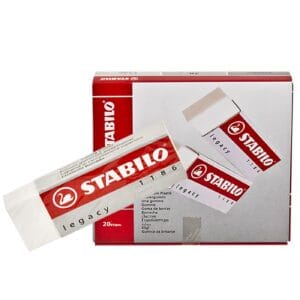 50-788.jpg Γόμα Stabilo Λευκή πακ=20τεμ Stabilo