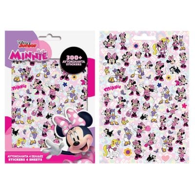 Μπλοκ με 300 Αυτοκόλλητα Minnie 21,5x14,5cm Disney