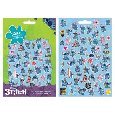 Μπλοκ με 300 Αυτοκόλλητα Lilo & Stitch 21,5x14,5cm Stitch 000564546