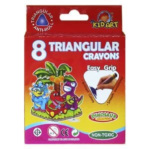 Κηρομπογιά Γίγας Dinosaur σετ=8τεμ  JustNote 80418