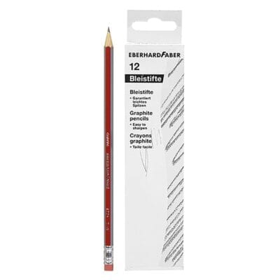 Μολύβι Ριγέ Γόμας No2=b πακ=12τεμ Νο:2=Β Faber 5126-01