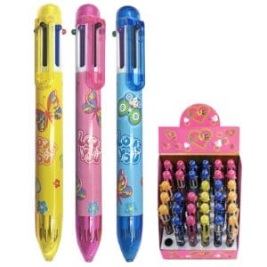 Στυλό 6 Χρωμάτων Ballpoint 1.0mm  JustNote 8095