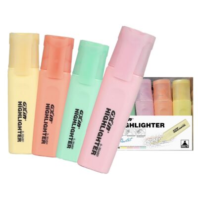 Μαρκαδόροι Υπογραμμίσεως Gxin Σετ=4 Χρώματα Παστέλ  JustNote 80872