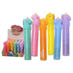 Μαρκαδόρος Υπογραμμίσεως Μονόκερος 6 Χρώματα 11cm JustNote 80876