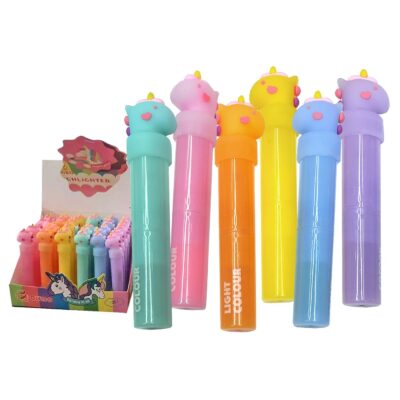 Μαρκαδόρος Υπογραμμίσεως Μονόκερος 6 Χρώματα 11cm JustNote 80876