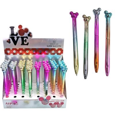 Στυλό Μπάλα με Ποντίκι  Κεφάλι 15cm JustNote 80879